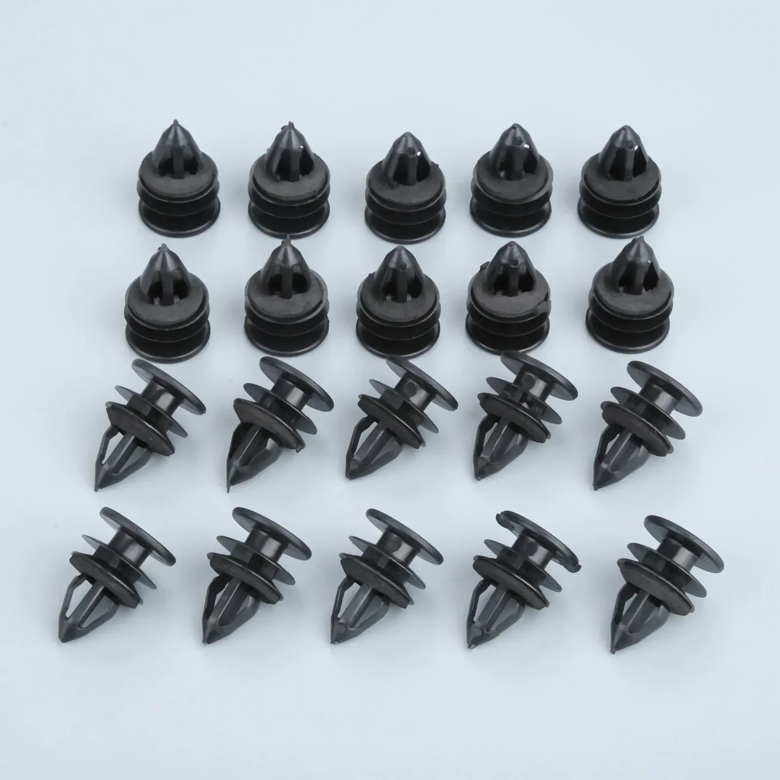 20x Car Door Interior Trim Panel Clips 11519031 Auto Fastener 11mm Hole Retainers Plastic Rivets For Chevrolet Malibu Hummer H2