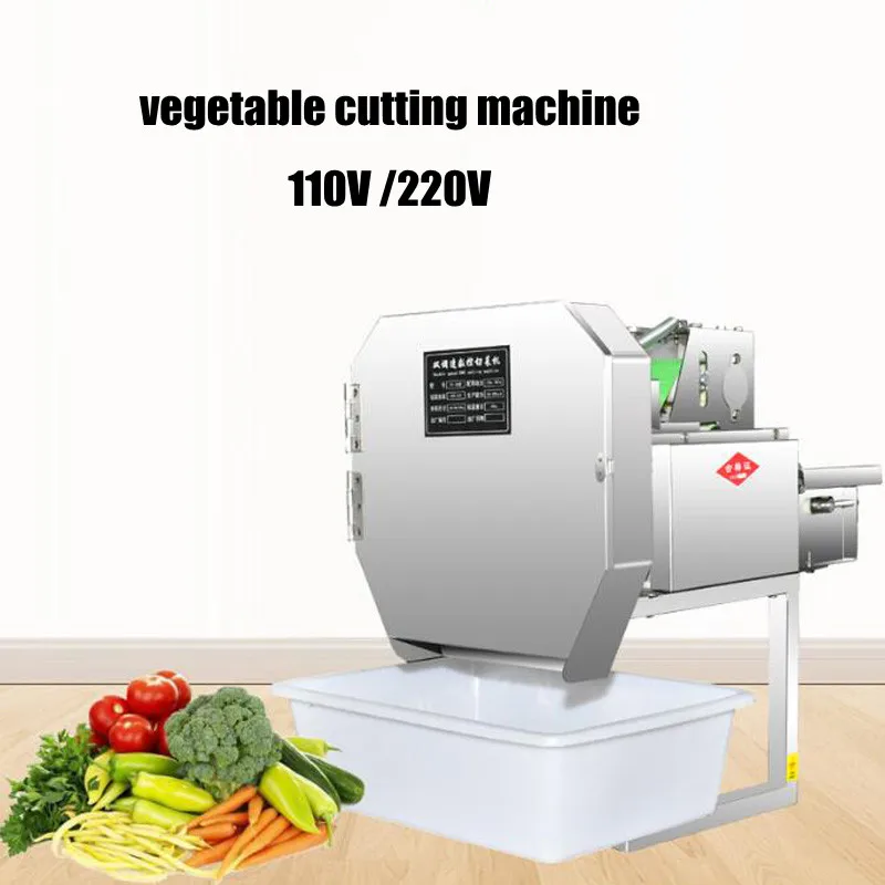 Commercial Vegetable Cutting Machine Slicing and Shredding Vegetable Processing Machine For Sale