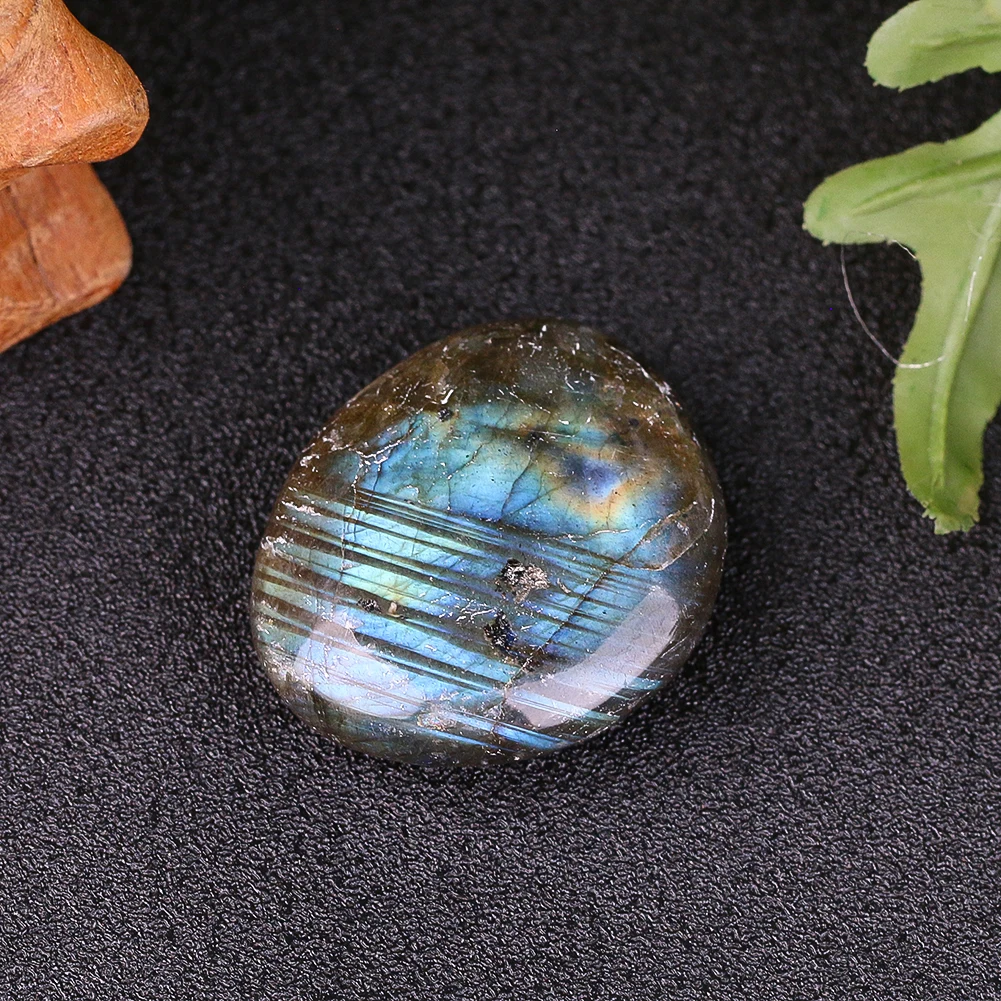 2,5-3cm unregelmäßig Labradorit Perle natürlichen Mondstein Kristall Heilung Meditation Fengshui Brief besch werer Schmuck Zubehör – Detail 5