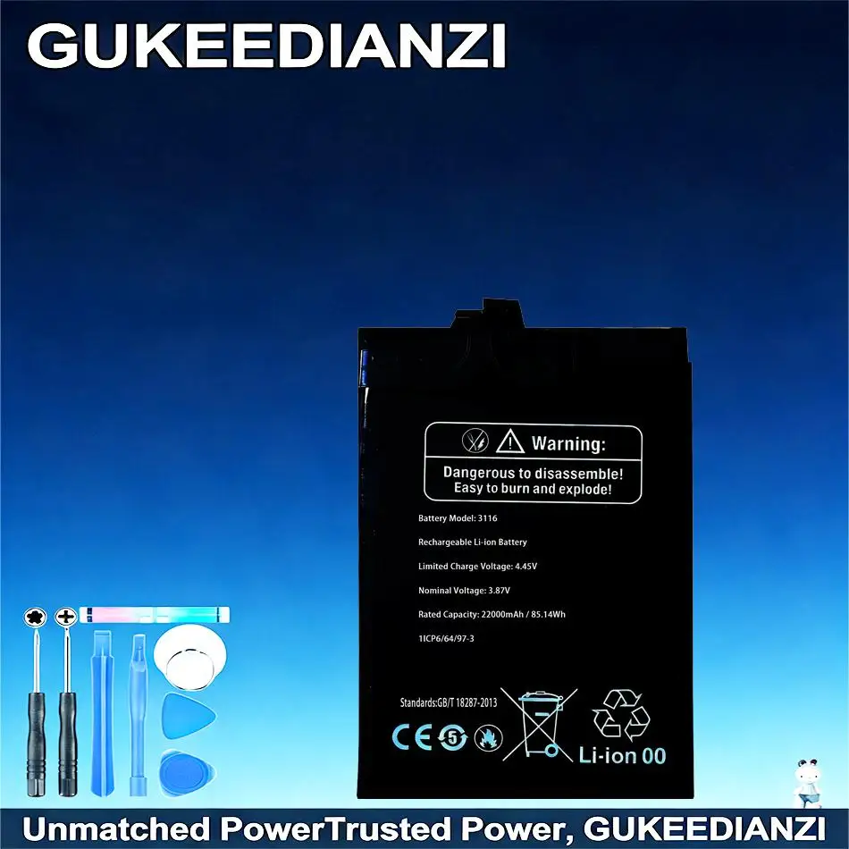 

Аккумулятор для мобильного телефона 22000 мАч, высокоэффективный, для Ulefone Armor 24 3116