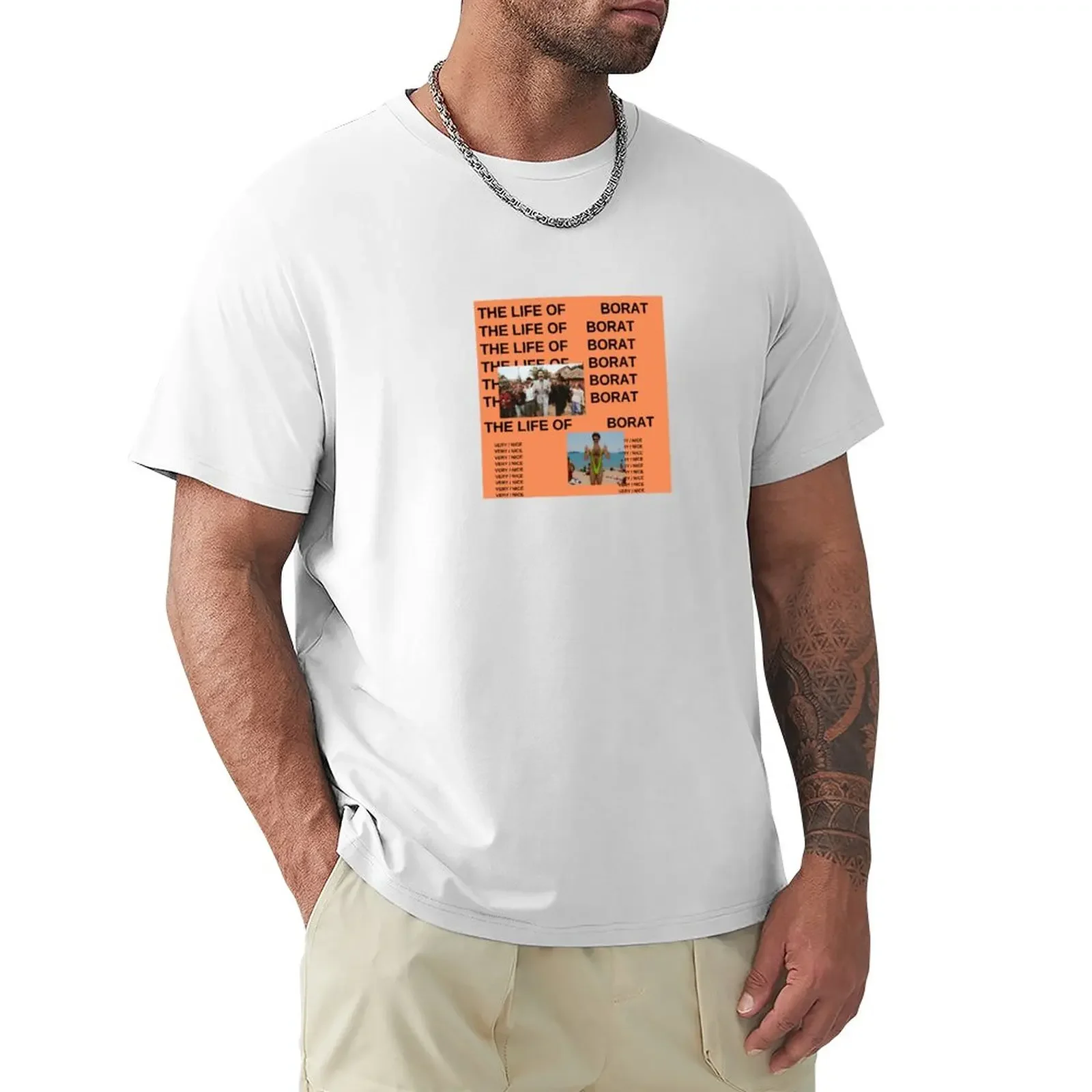 

The Life of Borat T-Shirt heavyweights sublime tees designer t shirt men