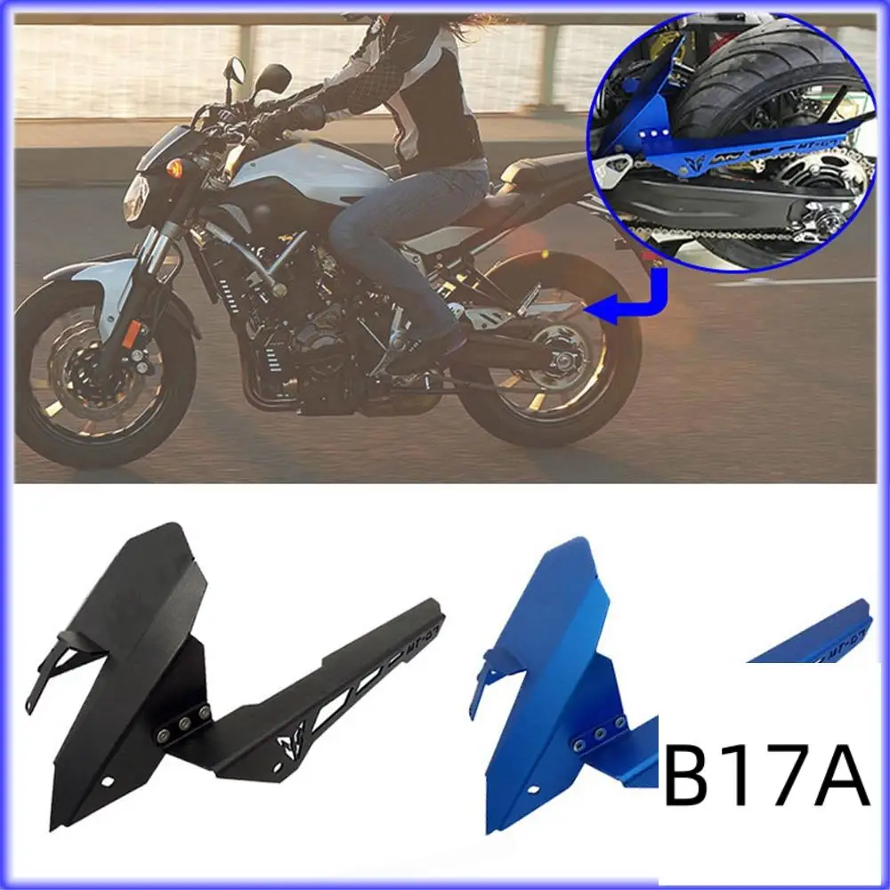 

BT-Motorcycle Chain Guard Cover Rear Fender Tire Hugger Mudguard For Yamaha MT-07 FZ-07 2013-2020