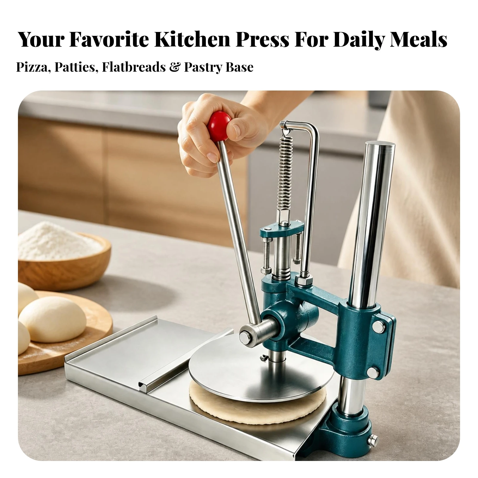 Prensa para Masa de Hierro Fun - Tortilla Press Cast reseña y precio