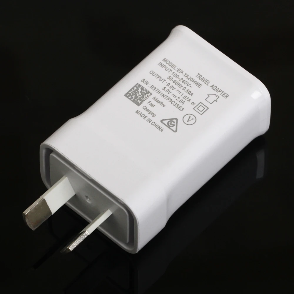 Wholesale 100Pcs/lot High Quality Fast AU Plug 5.3V 2A Home Wall Adapter Charger for Samsung Galaxy Note Mobile Phones