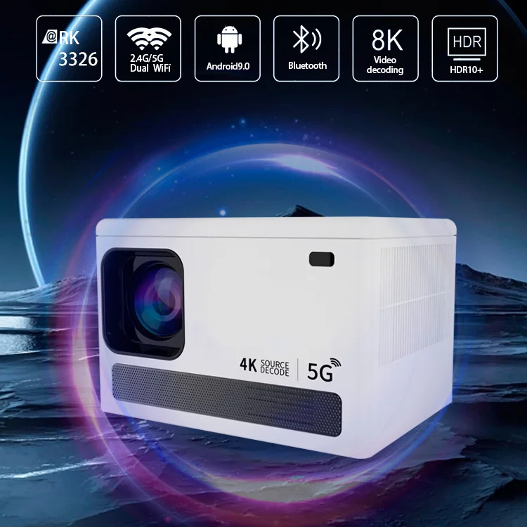 

New X6 HD Smart Portable Home Projector - Ideal for Indoor Use, Mobile - Connected