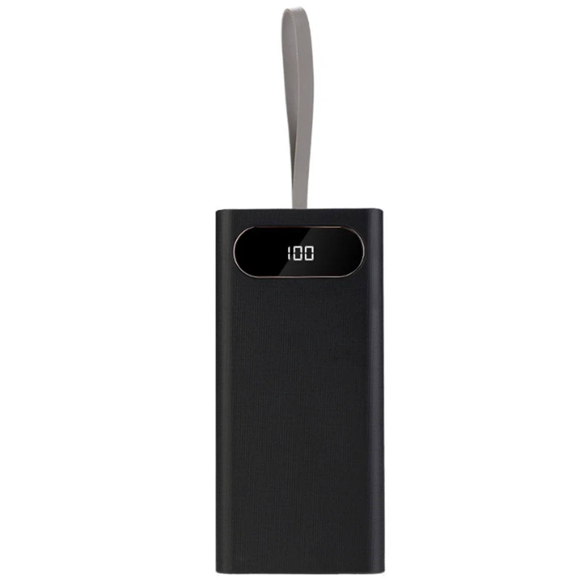

A39R-DIY 28x18650 Battery Case 10W Power Bank Case Batteries Detachable Storage Box Holder with Camping Light Black