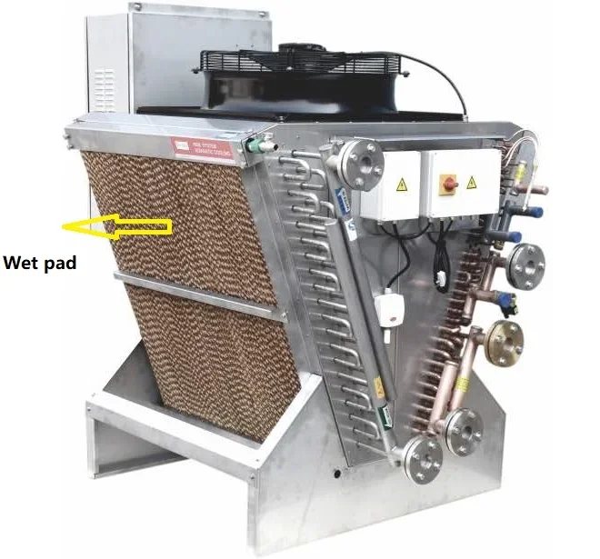 Sistemas de almofada de resfriamento Adiabatic Refrigerador de ar seco híbrido