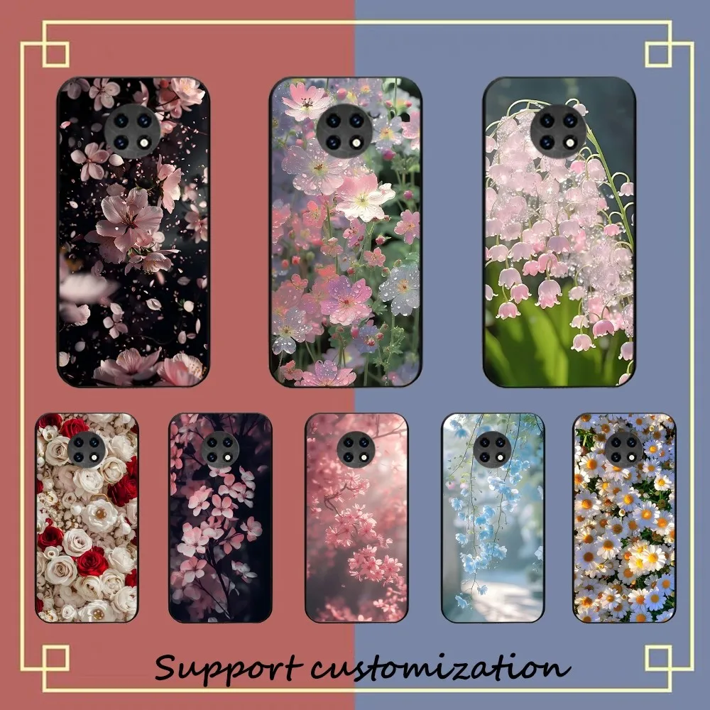 Pink Spring Cherry Blossoms Phone Case For Redmi 5 6 7 8 9 10 plus pro 6 7 8 9 A GO K20 K30 K40 pro plus F3 Fundas