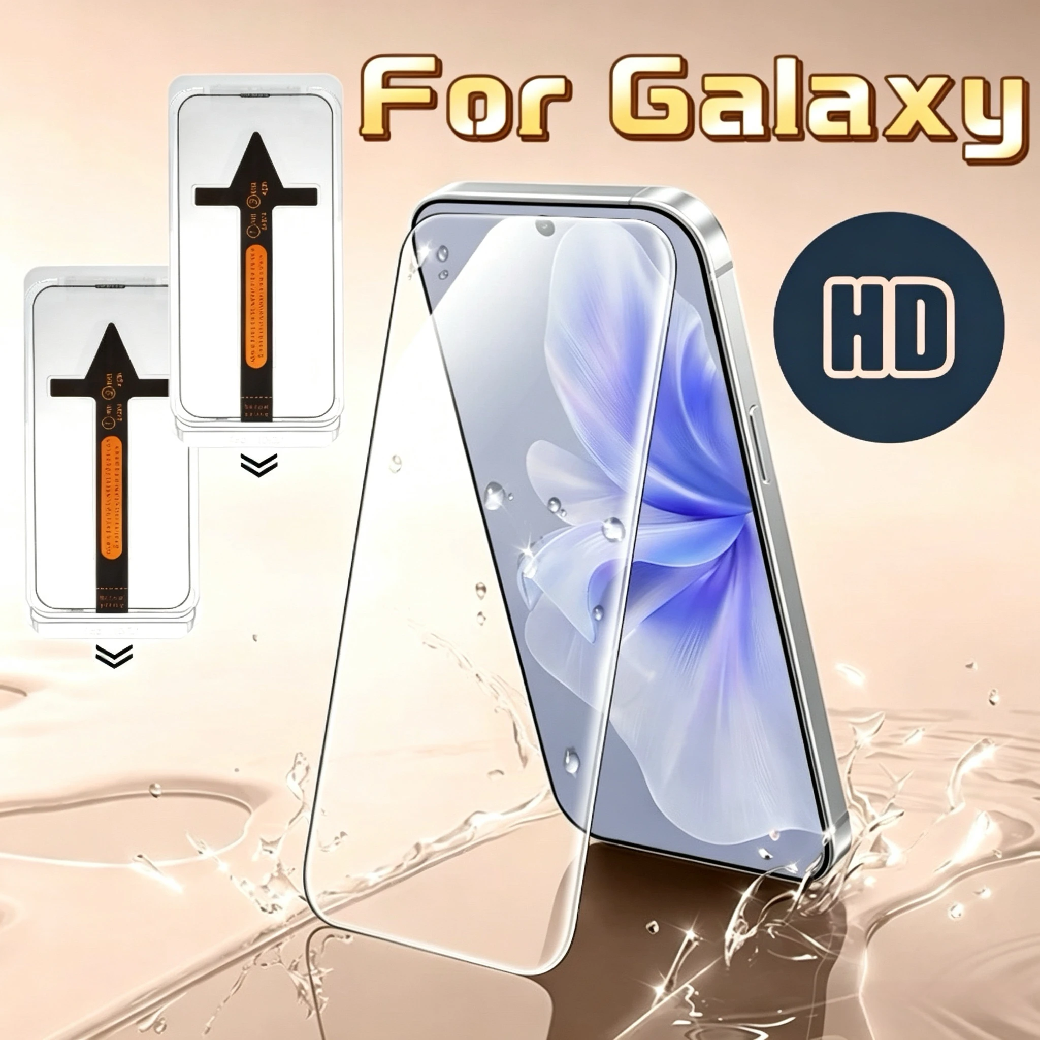 

HD Phone Screen Protector for Galaxy S25/S24/S23/S22 Series, 9H Hardness, Bubble-Free, Dustproof & Scratch-Resistant, 2-Pack