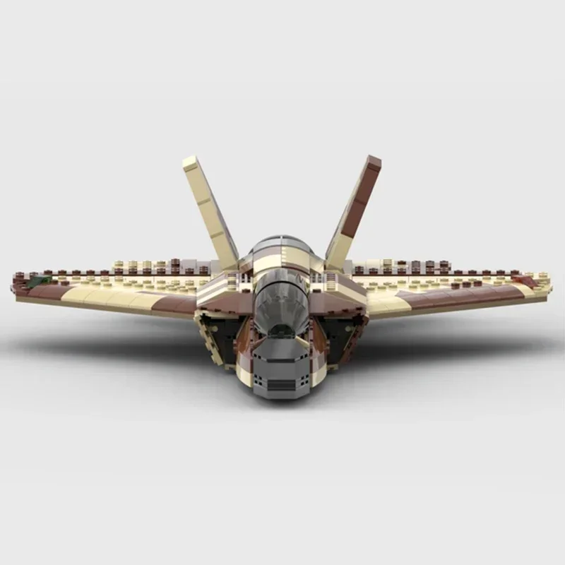 Moc tijolos de construção arma militar modelo deserto-camo power jet tecnologia blocos modulares presentes brinquedos de natal conjuntos diy montagem