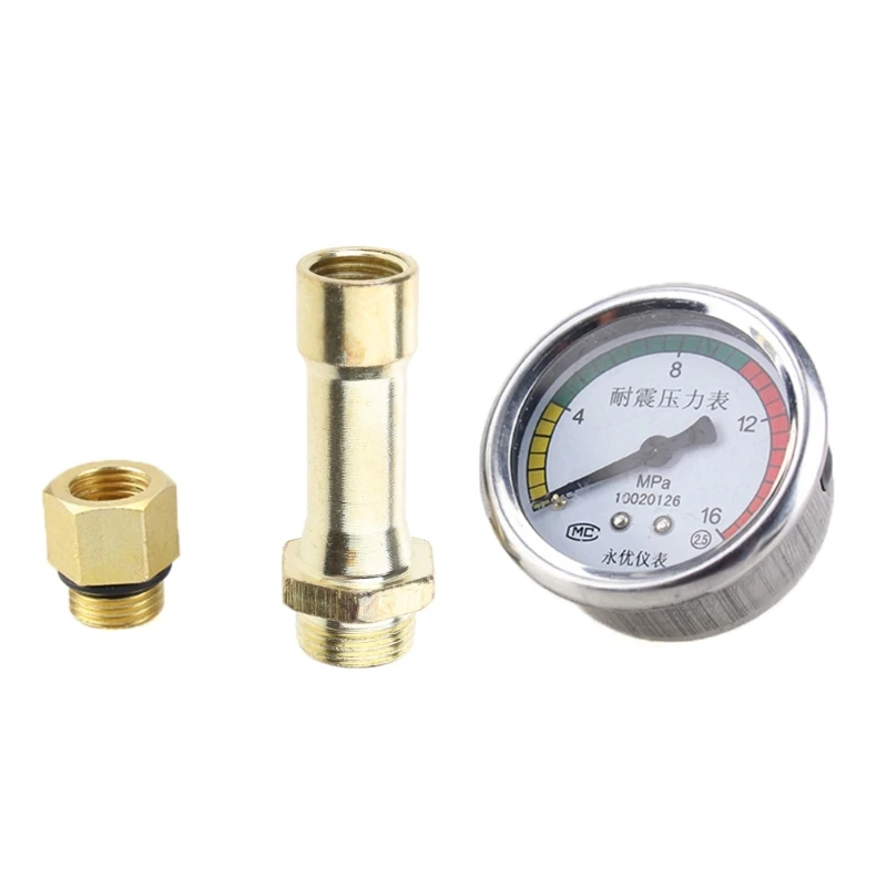 

Anti-knock Pressure Gauge 0-16MPa High Pressure Gauge/280 380 Gauge Base Dropship