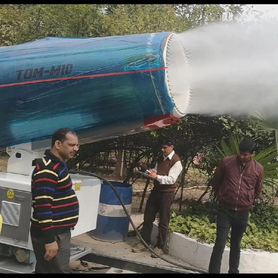 

Mist Cannon 10m Spraying Range Coal Mining Dust Suppression Fog Cannon Water Sprayer Cannon