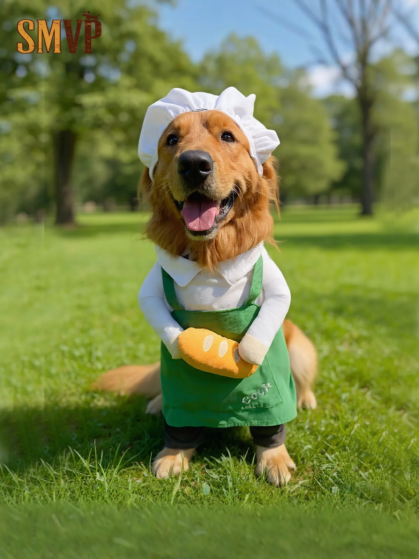 Halloween Chef Baker Funny Transformation Costume Three Dimensional Fake Two Clothes Pet Kitten Puppy Cute Clothes