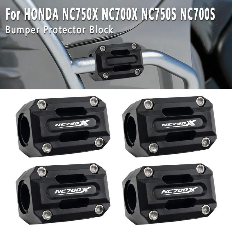 Motorcycle Bumper Engine Guard Protection Block Crash bar For HONDA NC700X NC750X NC700S NC750S NC 750X 700X 750S 2012-2024 700S