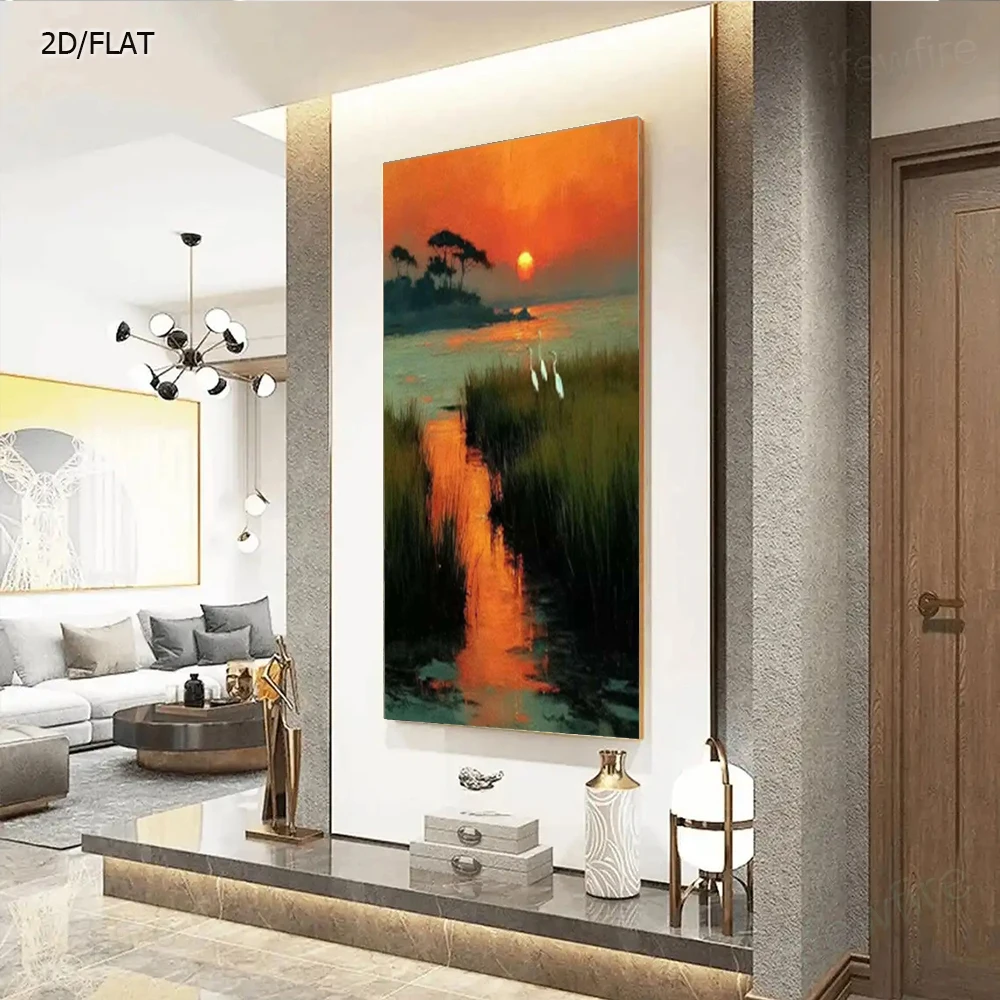 

Wall Decor Picture Modern Architecture Landscape Oil Paintings Abstract City Vision Mural Hand-Painted Canvas Painting Deco Home
