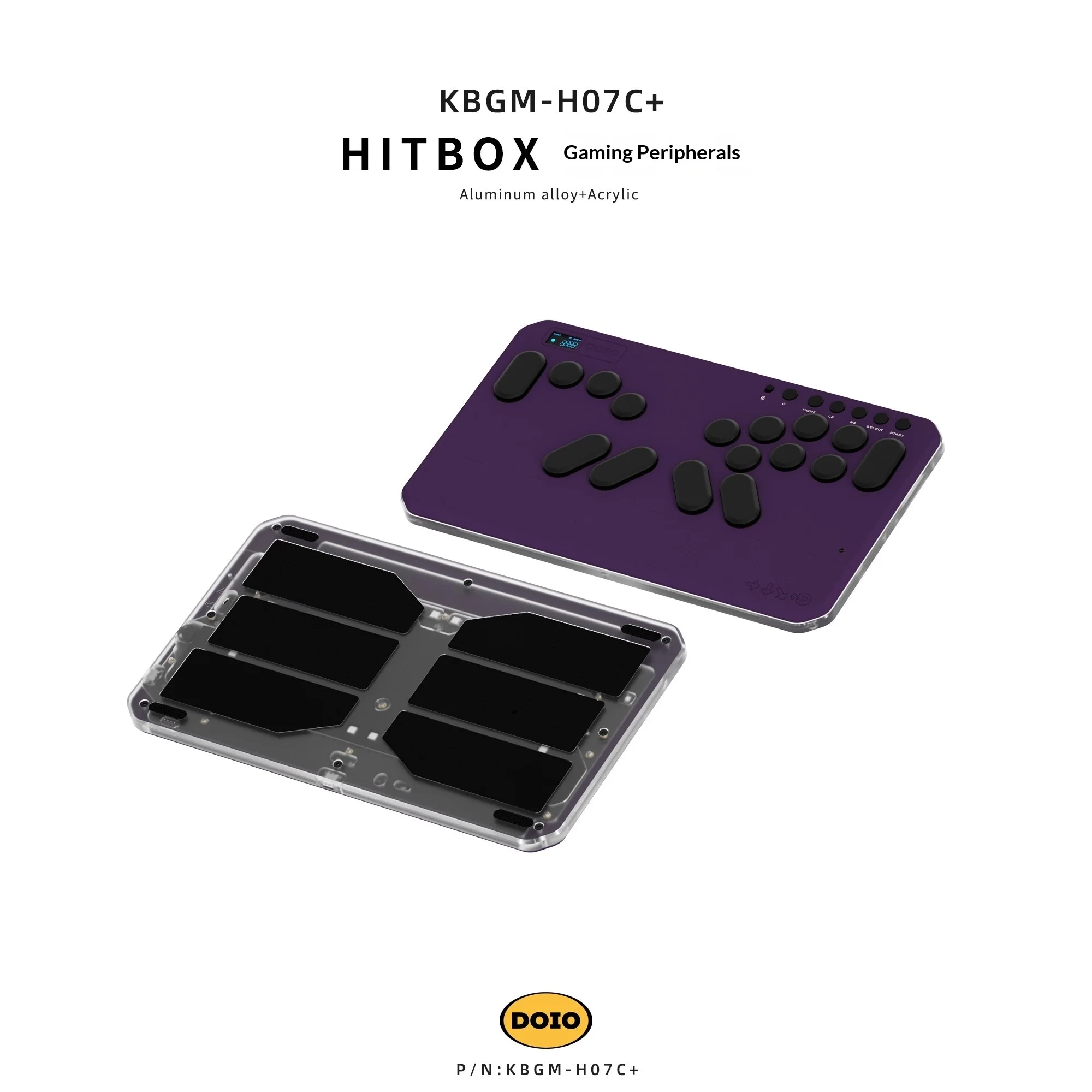 DOIO KBGM-M01-HE OSU DJMAX Muse Dash EZON Mini Portable Audio Playstation Short Magnetic Switch Aluminum Mechanical Keyboard view 5