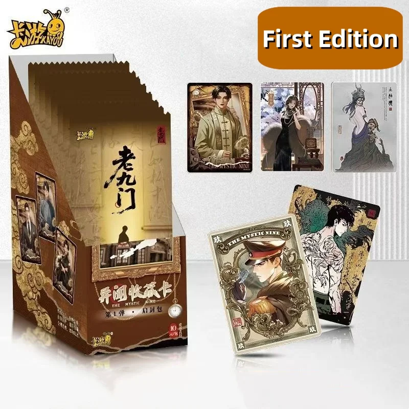 Коллекционная карточка KAYOU The Mystic Nine, первый выпуск, оригинальный дизайн основного персонажа в стиле аниме, набор для открытия коллекционных карточек