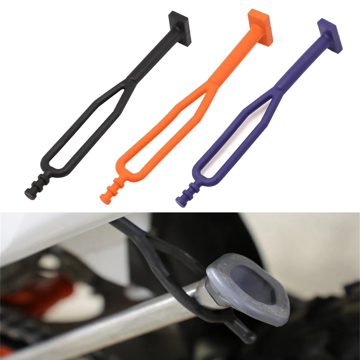 

For KTM Motocross Rubber Kickstand Side Stand Strap EXC EXC-F XCF XCF-W XC XC-W TPI Six Days 125 250 350 450 500 300 1998-2022
