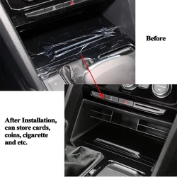 Car Central Armrest Storage Box For Volkswagen VW Atlas Teramont 2018-2023 Center Console Organizer Containers Car Accessories