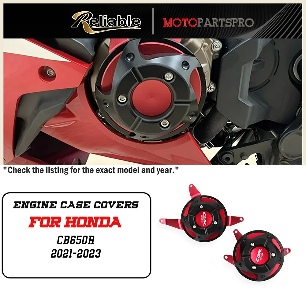 

Engine Clutch Cover For Honda CB650R Motorcycle CBR650R CB CBR 650R 2021-2023CNC Engine Protection Cover