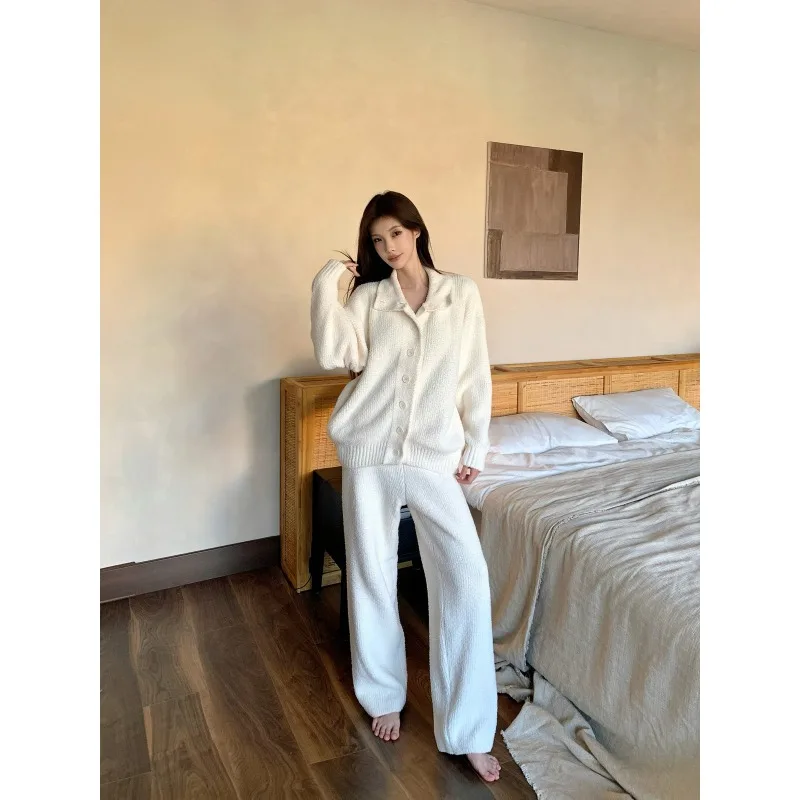 

Зимние бархатные пижамы, женские толстые мягкие комплекты с воротником-стойкой и длинными рукавами, женская коралловая бархатная домашняя одежда