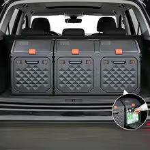Bevel Car Trunk Storage Box Foldable Outdoor Camping Box