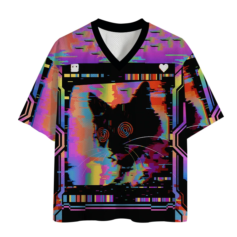 2026 Meistverkaufte Sport-Kurzarmshirts, Beliebte V-Ausschnitt Kurzarm-T-Shirts, Sport-Designermesh-Strickshirts der Premiumklasse