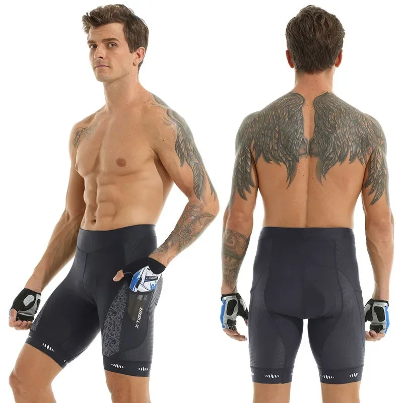 X-Tiger Summer Men's Pro Road Cycling Shorts Lycra Breathable & Quick Drying MTB Cycling Shorts
