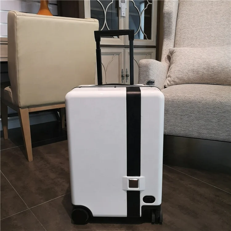 Pc Carry On Scooter Hard  Suit Case Trolley  Travel smart  electron Suitcase Luggage With Usb Charging