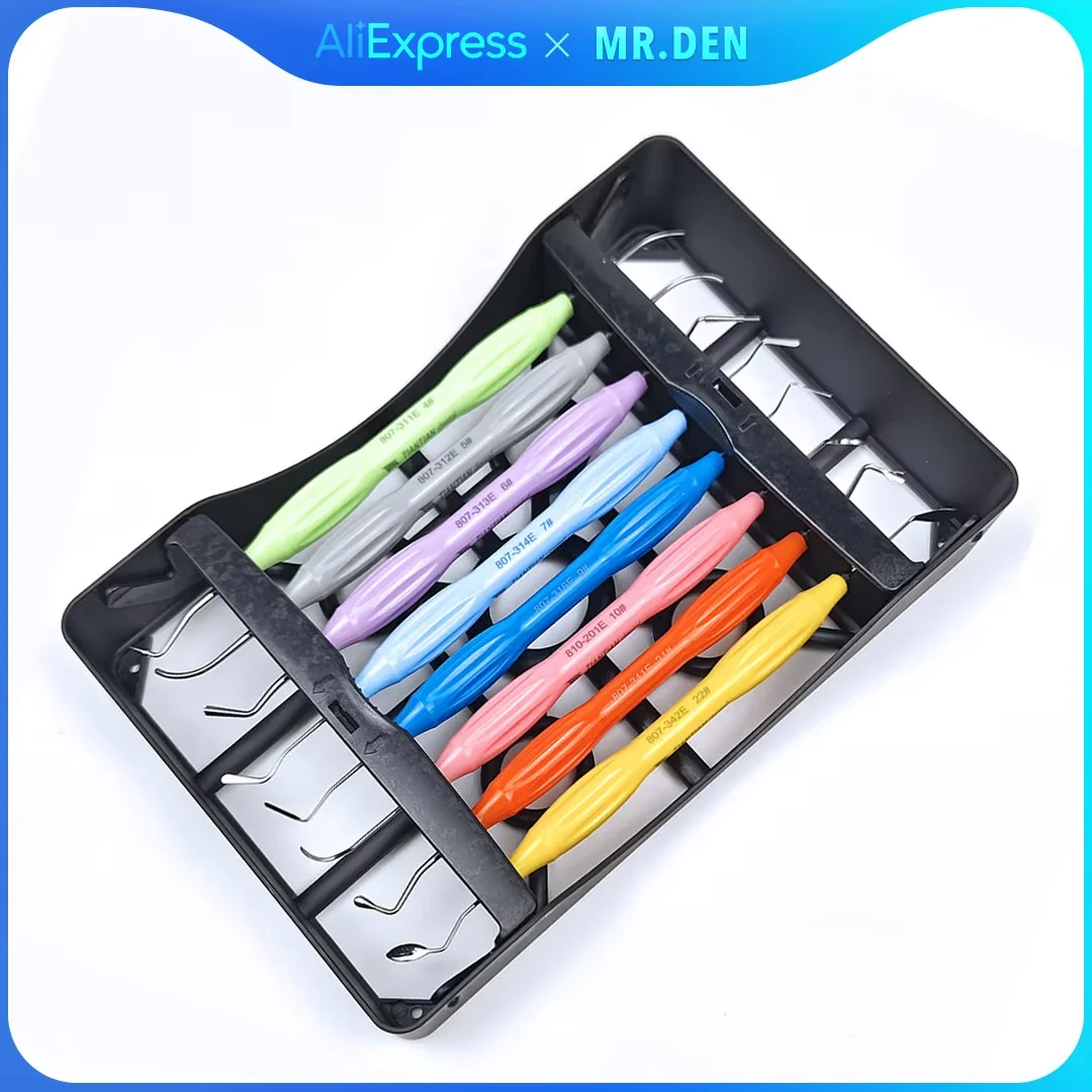 MR DEN Aesthetic Restorative Instruments Set of 6/8 Occlusal Formers Sculptors Resin Fillers Scrapers Glaziers