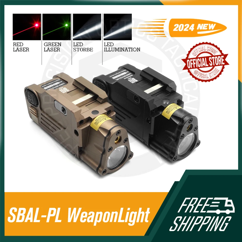 Scoutlight Weaponlight Metal SBAL-PL Red Laser Glock 17 19 Airsoft Strobelight Flashlight Hunting X300 Pistol