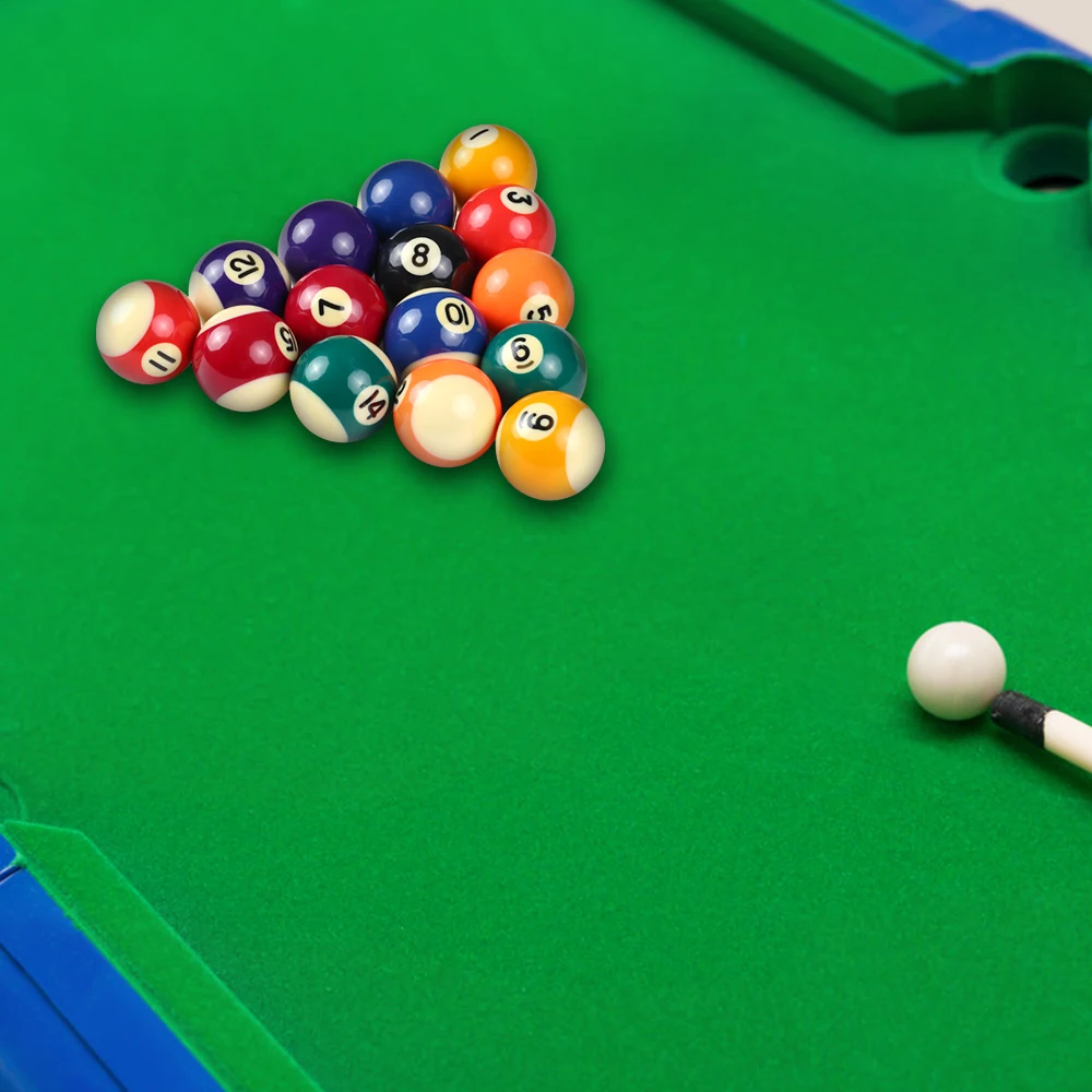 32MM / 38MM Children Billiards Table Balls Set Resin Small Pool Cue Balls Full Set