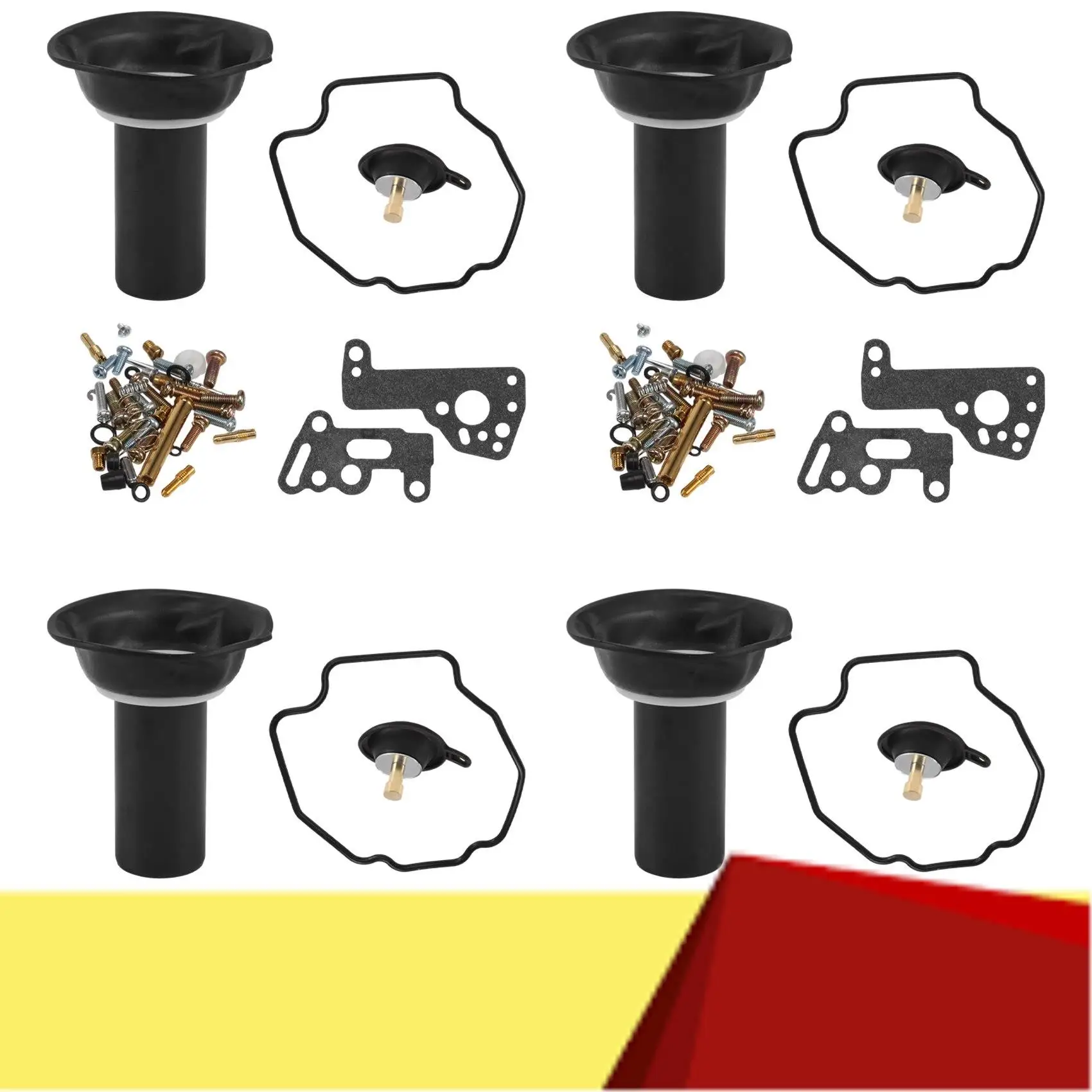 

4Set For V-MAX 1200 Vmax 1985-2000 V-MAX1200 Motorcycle Carburetor Repair Kit Plunger-M53K