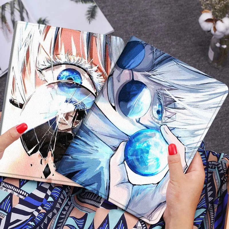 

J-Jujutsu K-Kaisen G-Gojo Tablet Case For Huawei Honor MatePad MediaPad Air 5 6 7 11 V6 V7 V8 V9 X9 X8 T10 T10s C5e T5 Gift