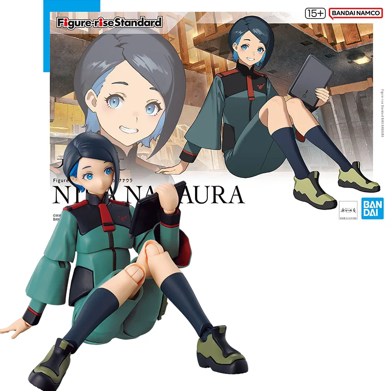 

BANDAI Original ANIME Figure-rise Standard NIKA NANAURA Assembly Plastic Model Action Toys Figures Gifts