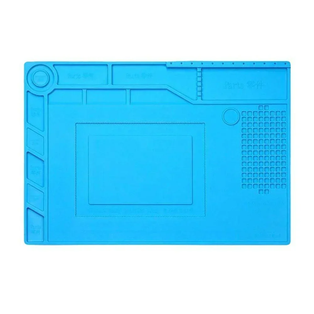 

For Mobile Phone Repair Thermal Mat 480mm x 320mm Insulation Pad with Anti Static Design and Divided Tool Sections