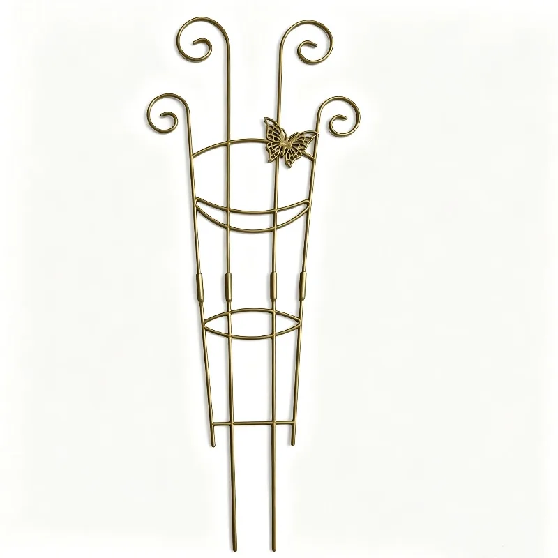 Climbing Plant Trellis Plant Support Garden Stake Stand Climbing Rack Iron Flower Trellis Frame Stand Holder Garden Decor