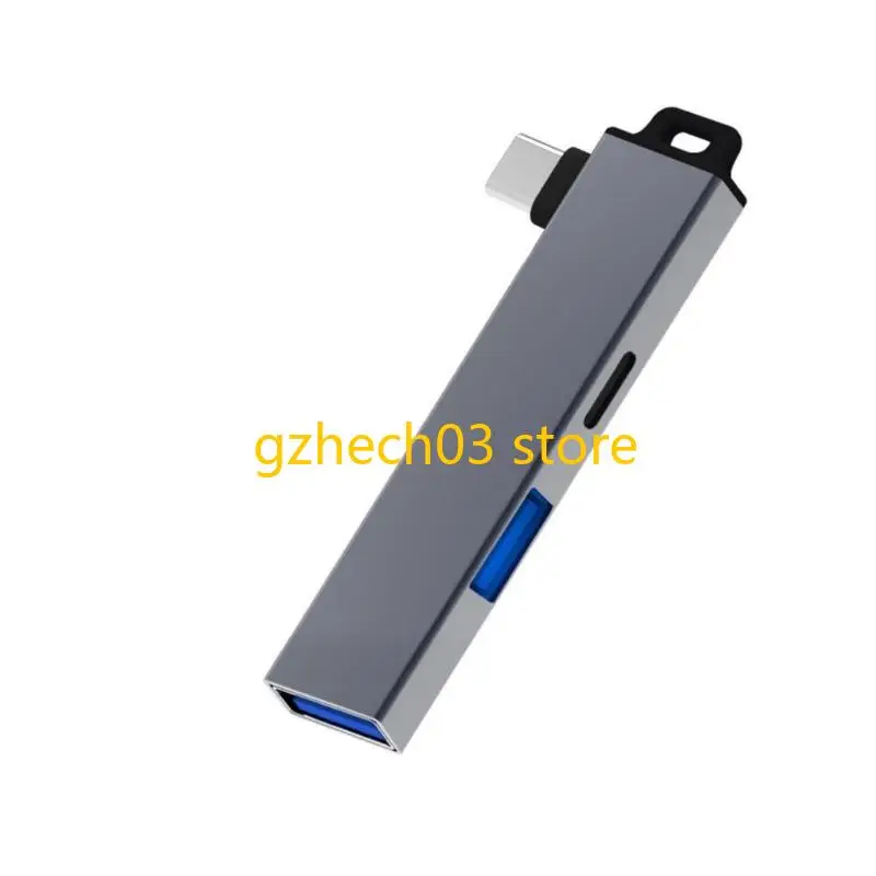 

G2AC Алюминиевый сплав USB C Hub Type C Hub с двойным USB -портом для ноутбуков