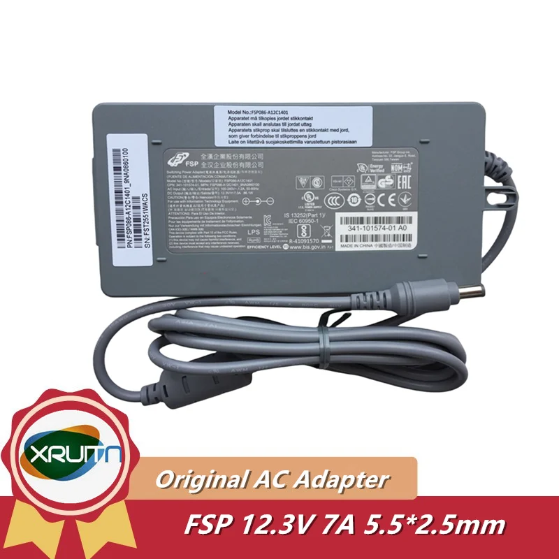 

Новый оригинальный FSP FSP086-12C1401 341- 101574 -01 Зарядное устройство переменного/постоянного тока 12,3 В, 7 А, 86,1 Вт для источника питания Cisco WEBEX ROOM KIT