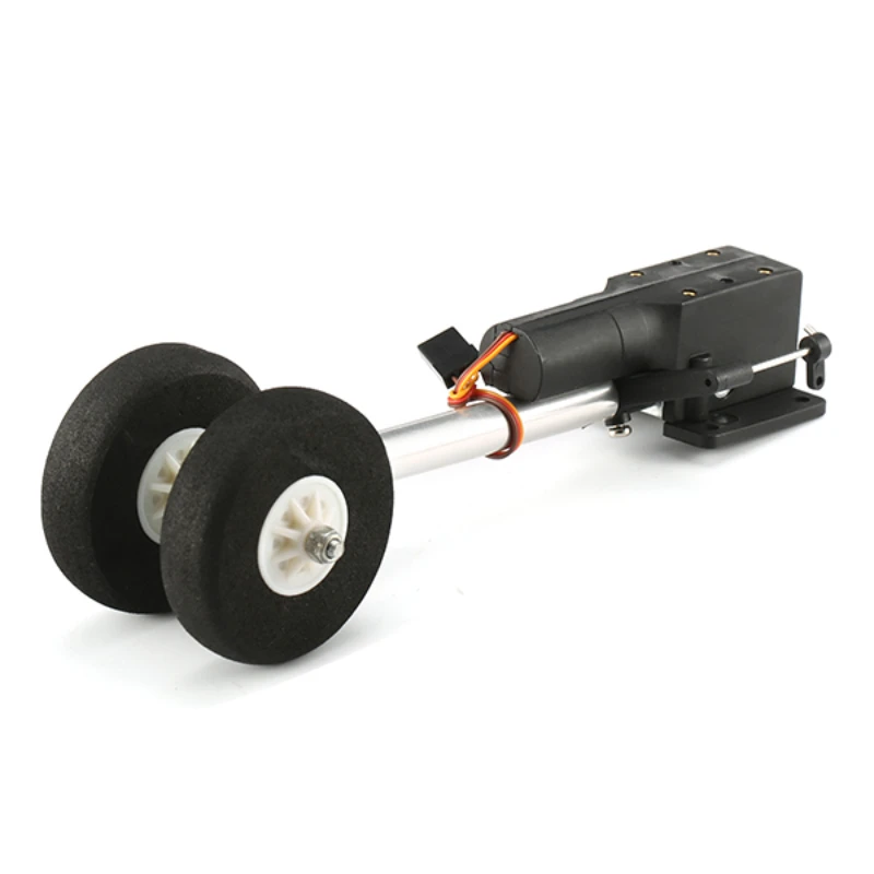 Ensemble de train d'atterrissage rétractable à deux roues, résistant aux chocs, pour avion RC 2KG