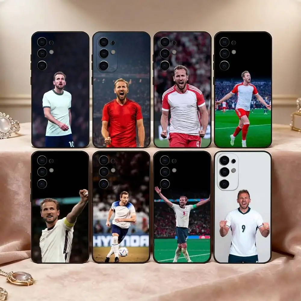 

H-Harry k-Kane Phone Case For Samsung S25,S24,S21,S22,S23,S30,Ultra,S20,Plus,Fe,Soft Silicone Black Cover