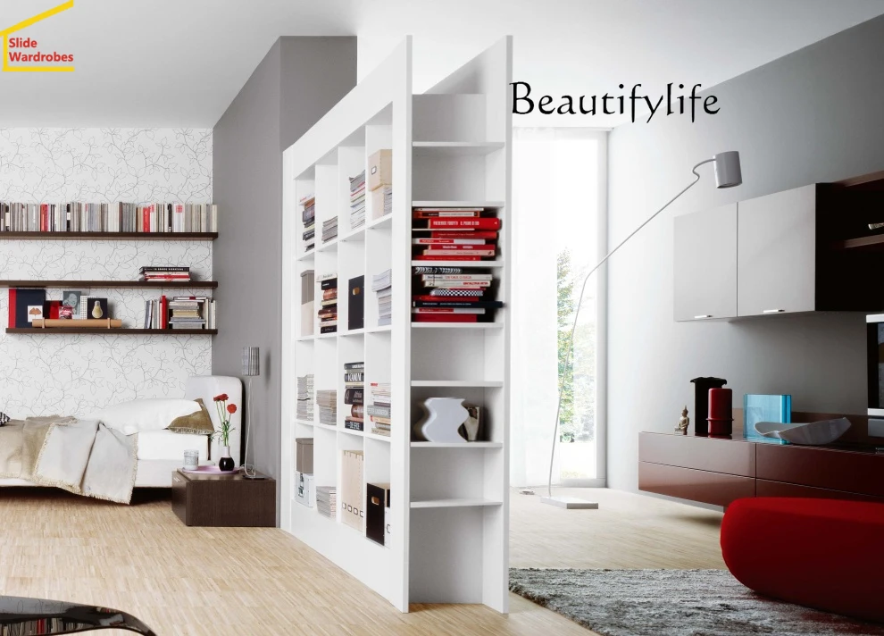 Rak Pajangan Baru Kreatif Rak Bogu Rak Penyimpanan Rak Kamar Tidur Rak Kabinet Partisi Kelas E0