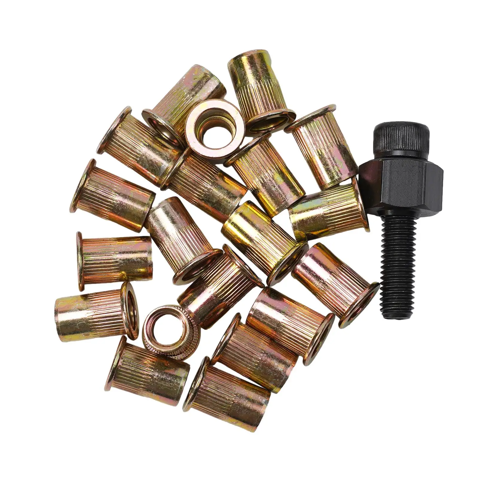 20 قطعة اليد جوزة برْشام سماعات رأس ل M3/M4/M5/M6/M8/M10 ل اليد برشام أداة حزام دليل المبرشم جوزة برْشام أداة الملحقات