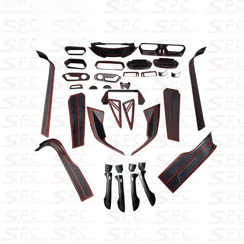 SPC URUS Dry Carbon Fiber Interior Kit for URUS Dry Carbon Fiber Interior Trim Kit for URUS 2018+ Add on 36 PCS