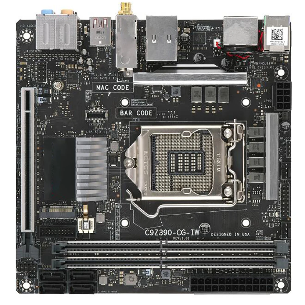 For Supermicro Gaming Motherboard 8th/9th Generatio Core i9/i7/i5/i3 2666MHz/2400MHz LGA1151 DDR4 PCI-E3.0 C9Z390-CG-IW