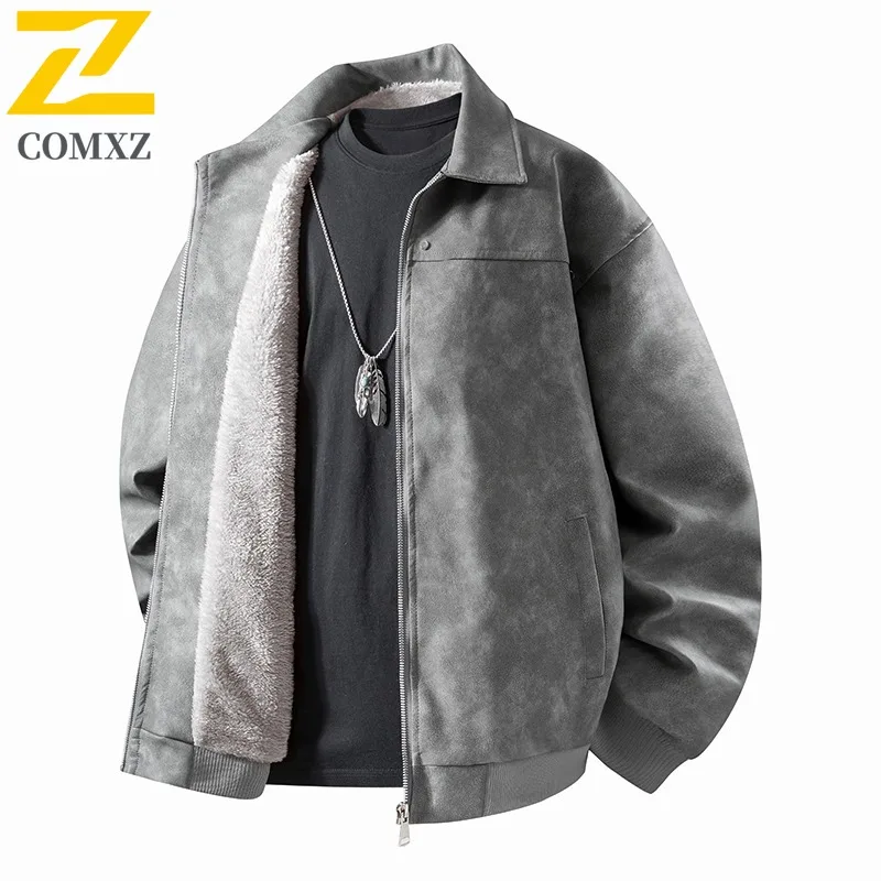

COMXZ Padded Jacket Lightweight Coldproof Windproof Warm Snow Ski Bread Jacket Winter Streetwear Minimalist Cotton-Padded Jacket