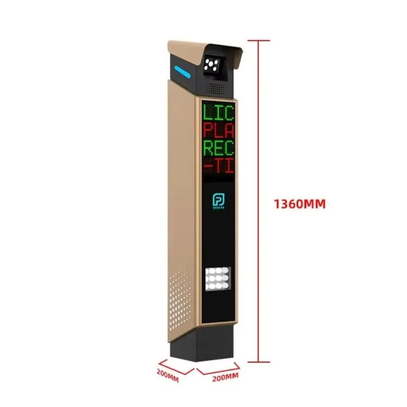 Sistema de Control de estacionamiento inteligente automático, reconocimiento de matrículas, barrera para todos los coches, barreras de tráfico, sistema de estacionamiento LPR