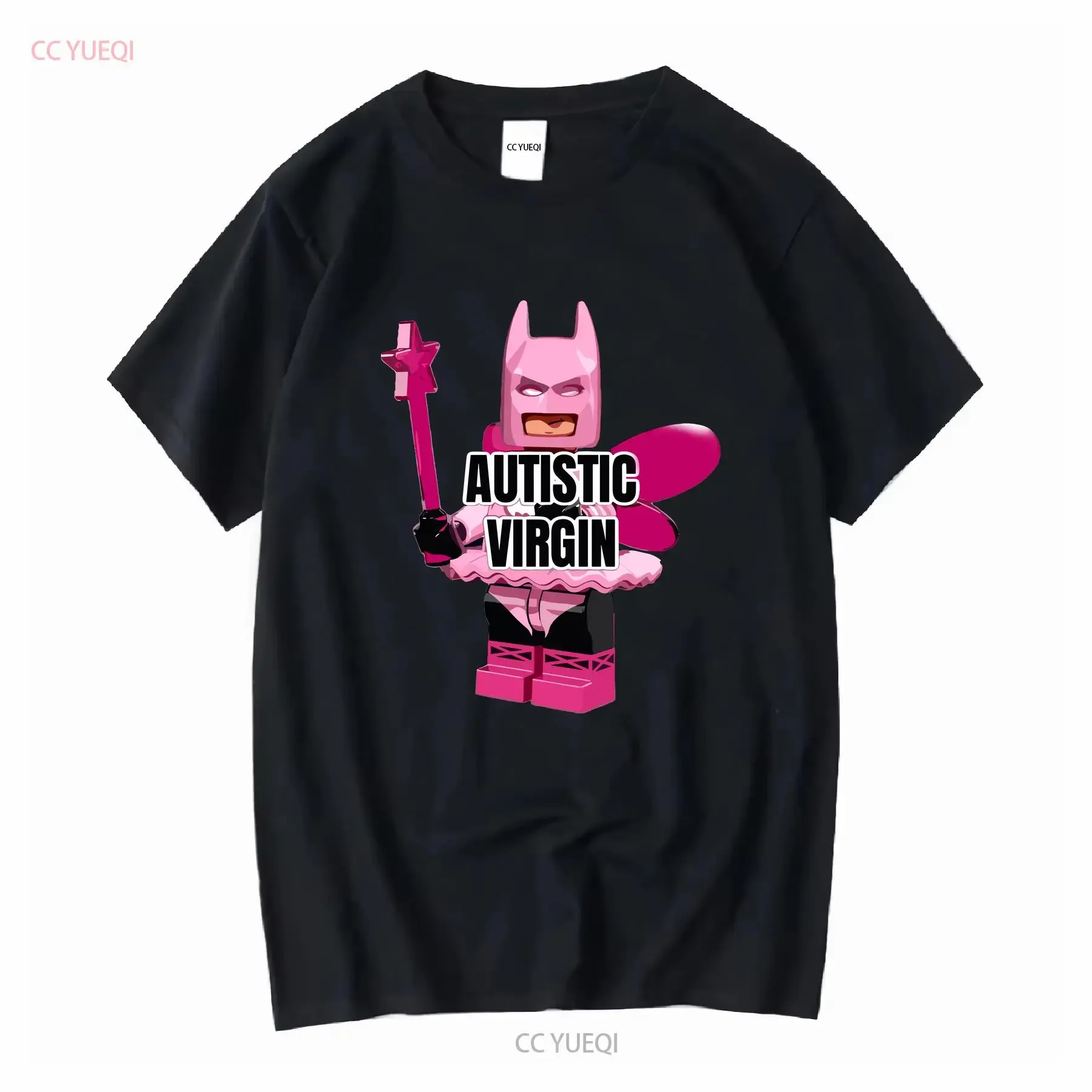 Autistic Virgin T Shirt long or short sleeves vintage Washed Soft Stylish Top For Everyday Wear streetwear Stretched Slightly