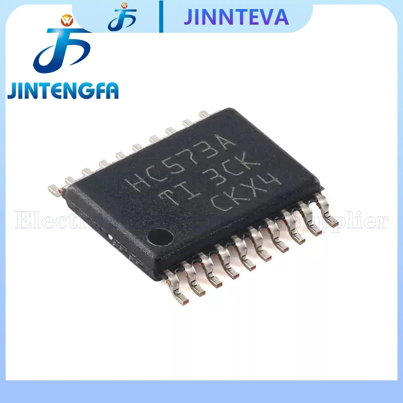10PCS SN74HC573 SN74HC573APWR HC573A TSSOP-20 Three-state Output Eight-way Transparent Class D Latch Logic Chip