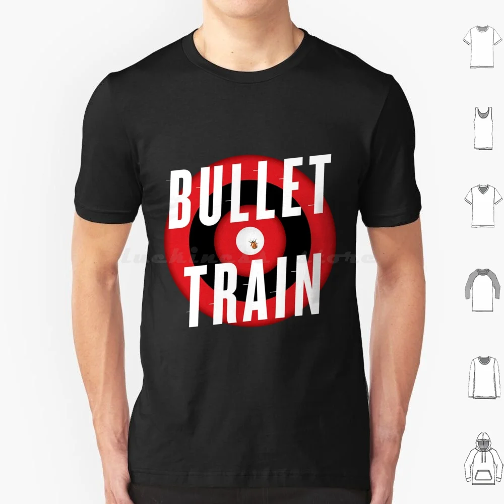 Bullet Train T Shirt Big Size 100% Cotton Train Japan Bullet Train Netflix Bullet